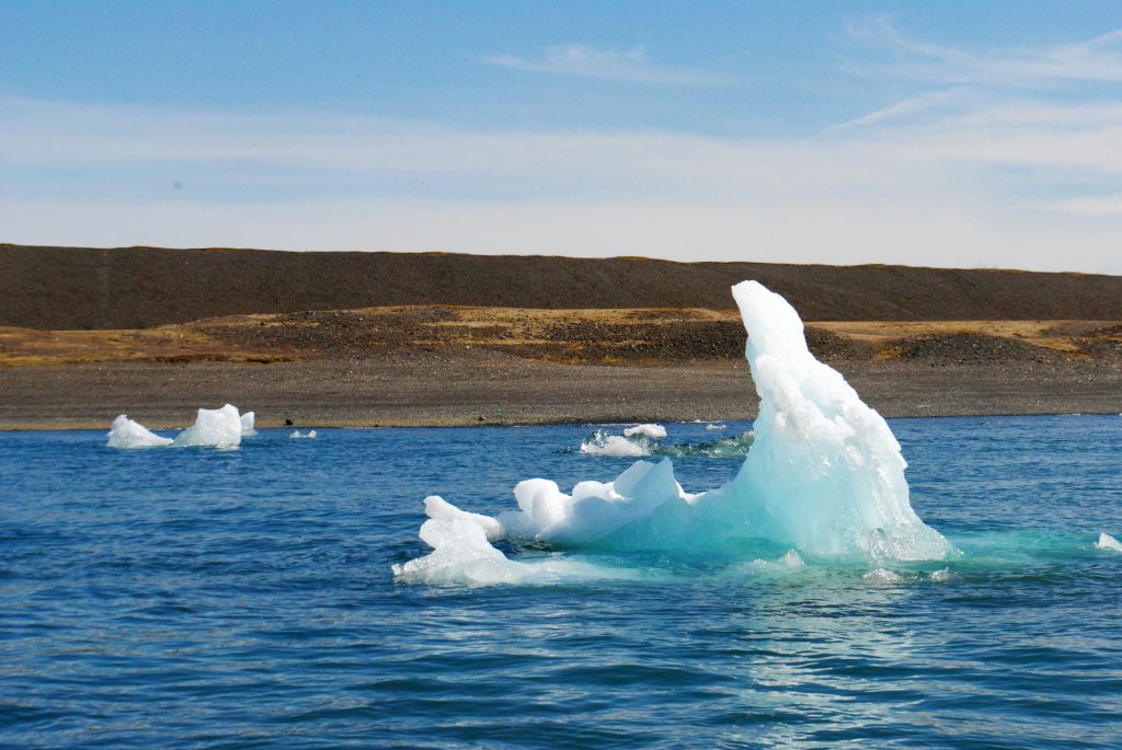 Fonte des glaces au Groenland