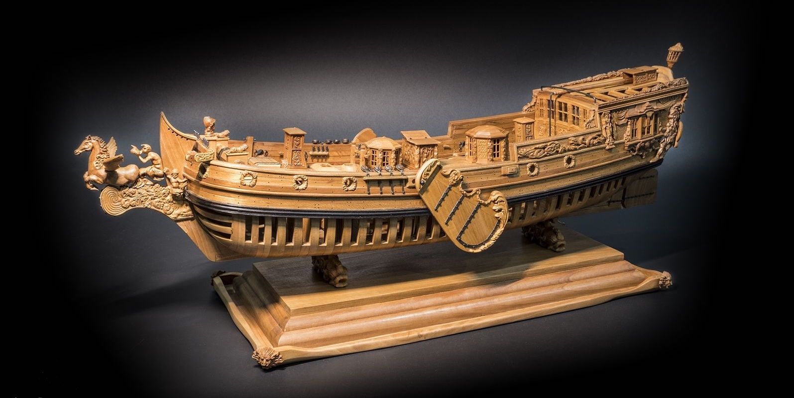 Maquette d'un Bateau en Bois, Fin du 19ème Siècle, 1890s en vente sur